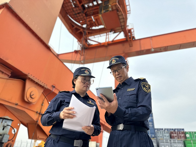 辽中海关创新监管模式，促进中欧班列提质增效。张凡摄