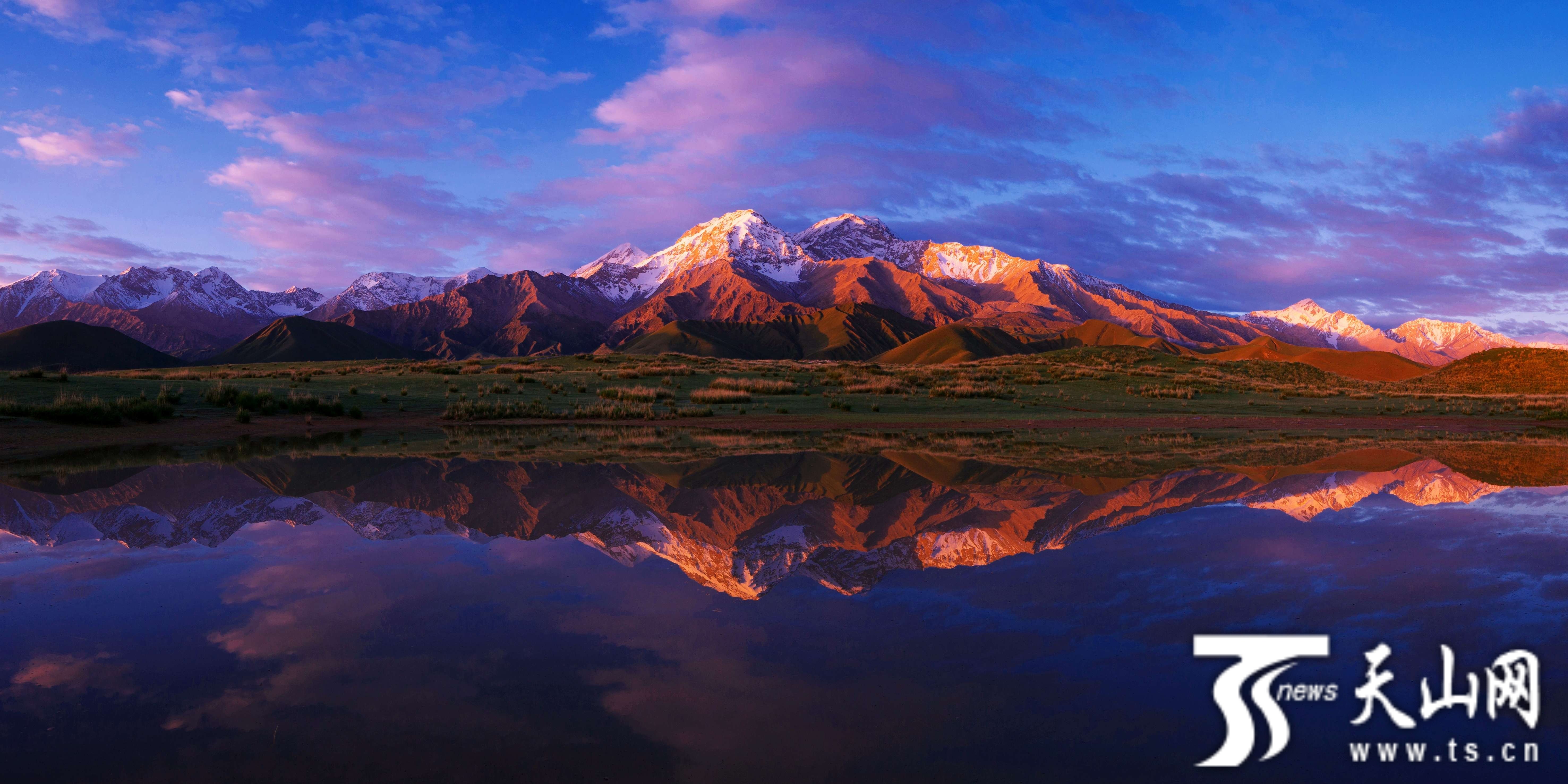 中国最美山峰之珠穆朗玛峰夜景 -桌面天下（Desktx.com）